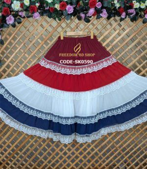 Multi Color Georgette Skirt (SK0593)